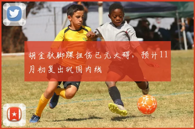 胡金秋脚踝扭伤已无大碍，预计11月初复出巩固内线